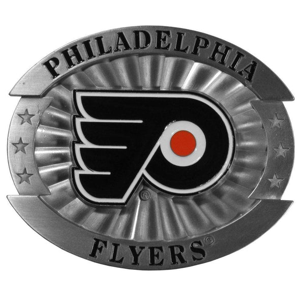 NHL - Philadelphia Flyers Oversized Belt Buckle-Jewelry & Accessories,Belt Buckles,Over-sized Belt Buckles,NHL Over-sized Belt Buckles-JadeMoghul Inc.