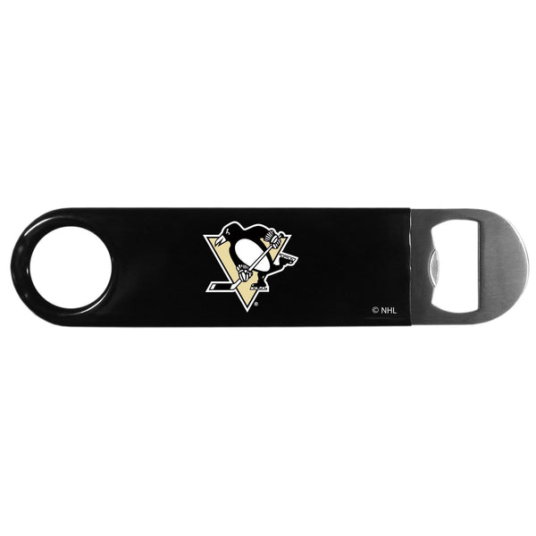 NHL - Pittsburgh Penguins Long Neck Bottle Opener-Tailgating & BBQ Accessories,Bottle Openers,Long Neck Openers,NHL Bottle Openers-JadeMoghul Inc.