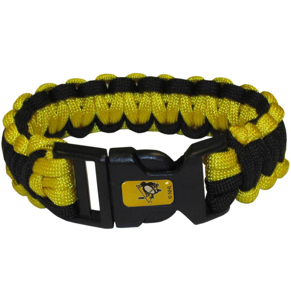 NHL - Pittsburgh Penguins Survivor Bracelet-Jewelry & Accessories,Bracelets,Survivor Bracelets,NHL Survivor Bracelets-JadeMoghul Inc.