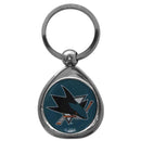 NHL - San Jose Sharks Chrome Key Chain-Key Chains,Chrome Key Chains,NHL Chrome Key Chains-JadeMoghul Inc.