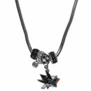 NHL - San Jose Sharks Euro Bead Necklace-Jewelry & Accessories,Necklaces,Euro Bead Necklaces,NHL Euro Bead Necklaces-JadeMoghul Inc.