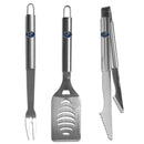 NHL - St. Louis Blues 3 pc Stainless Steel BBQ Set-Tailgating & BBQ Accessories,BBQ Tools,3 pc Steel Tool SetNHL 3 pc Steel Tool Set-JadeMoghul Inc.