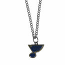 NHL - St. Louis Blues Chain Necklace with Small Charm-Jewelry & Accessories,Necklaces,Chain Necklaces,NHL Chain Necklaces-JadeMoghul Inc.
