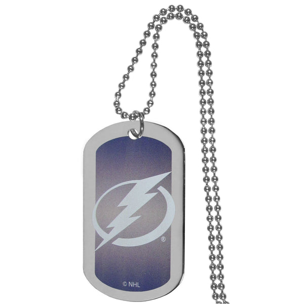 NHL - Tampa Bay Lightning Team Tag Necklace-Jewelry & Accessories,Necklaces,Team Tag Necklaces,NHL Team Tag Necklaces-JadeMoghul Inc.