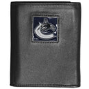 NHL - Vancouver Canucks Deluxe Leather Tri-fold Wallet-Wallets & Checkbook Covers,Tri-fold Wallets,Deluxe Tri-fold Wallets,Window Box Packaging,NHL Tri-fold Wallets-JadeMoghul Inc.