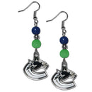 NHL - Vancouver Canucks Fan Bead Dangle Earrings-Jewelry & Accessories,Earrings,Fan Bead Earrings,NHL Fan Bead Earrings-JadeMoghul Inc.