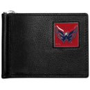 NHL - Washington Capitals Leather Bill Clip Wallet-Wallets & Checkbook Covers,Bill Clip Wallets,NHL Bill Clip Wallets-JadeMoghul Inc.