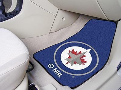Weather Car Mats NHL Winnipeg Jets 2-pc Printed Carpet Car Mat Set
