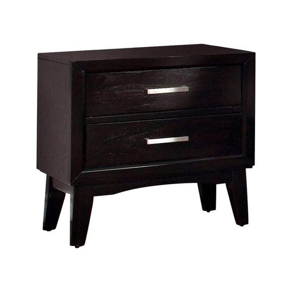 Nightstands and Bedside Tables Snyder Contemporary Night Stand In Espresso Finish Benzara