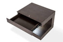 Nightstands Modern Nightstands - 16" Brown Oak Veneer Nightstand HomeRoots