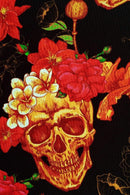 No Doubt No Doubt Sophia Black Printed Sassy Sleeved Top - Girls Sophia Elbow Sleeve Top