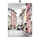 Nordic Poster Flower Street Landscape Wall Art Canvas Painting Posters And Prints Wall Pictures For Living Room Decor JadeMoghul Inc.