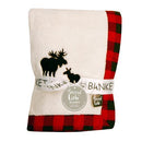 Northwoods Moose Framed Coral Fleece Baby Blanket-NORTH-JadeMoghul Inc.