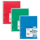 NOTEBOOK SPIRAL 3 SUBJECT 120 CT-Supplies-JadeMoghul Inc.