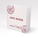 Notepad Favor with Personalized Rose Cover Plum (Pack of 1)-Popular Wedding Favors-Plum-JadeMoghul Inc.