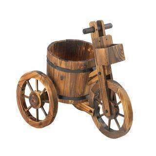 Novelty & Decorative Gifts Cheap Home Decor Barrel Tricycle Planter Koehler