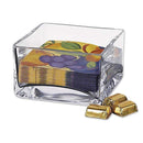 Novelty & Decorative Gifts Decorative Glass Bowls - Savannah Square Bowl, 5-1/2 by 3-1/4-Inch Badash