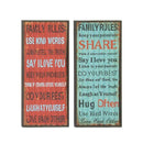 Novelty Signs Outstanding Metal Wall Sign 2 Assorted Benzara
