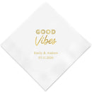 Printed Napkins Dinner - Rectangular Fold Navy Blue (Pack of 80)