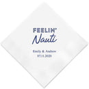 Printed Napkins Dinner - Rectangular Fold Hydrangea (Pack of 80)