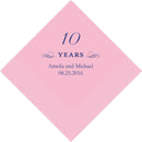 Printed Napkins Cocktail Classic Pink (Pack of 100)