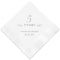 Printed Napkins Cocktail Pewter (Pack of 100)