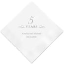Printed Napkins Cocktail Coral (Pack of 100)