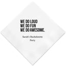 Printed Napkins Dinner - Rectangular Fold Wine (Pack of 80)