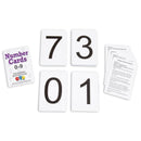NUMBER CARDS 0 THRU 9 BLACK-Toys & Games-JadeMoghul Inc.
