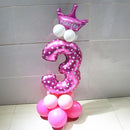 Number With Crown Foil Balloons AExp