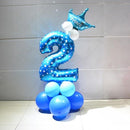 Number With Crown Foil Balloons AExp