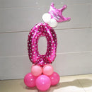 Number With Crown Foil Balloons AExp