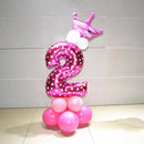 Number With Crown Foil Balloons AExp