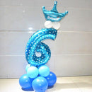 Number With Crown Foil Balloons AExp