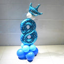 Number With Crown Foil Balloons AExp