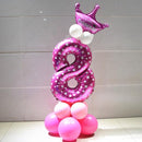 Number With Crown Foil Balloons AExp
