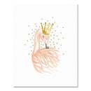 Nursery Girl Bedroom Decoration Flamingo Feather Wall Art Canvas Poster and Print Cartoon Painting Wall Pictures for Living Room-13x18cm No Frame-Picture 3-JadeMoghul Inc.