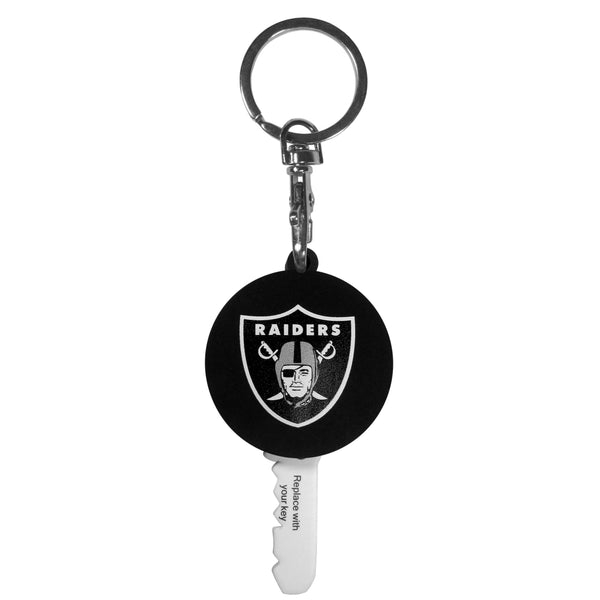 Oakland Raiders Mini Light Key Topper-Sports Key Chain-JadeMoghul Inc.
