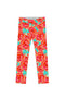 Oh So Sassy Lucy Cute Orange Floral Printed Leggings - Girls-Oh So Sassy-18M/2-Orange/Green-JadeMoghul Inc.