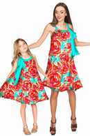 Oh So Sassy Melody Chiffon Halter Party Dress - Girls-Oh So Sassy-18M/2-Orange/Green-JadeMoghul Inc.