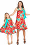 Oh So Sassy Melody Swing Chiffon Mother and Daughter Dresses-Oh So Sassy-18M/2-Orange/Green-JadeMoghul Inc.