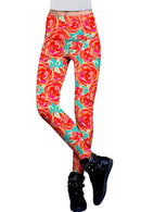 Oh So Sassy Oh So Sassy Lucy Floral Print Performance Leggings - Women Lucy Leggings