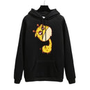 "Oh Yes" Printed Fleece Pullover Hoodie-12-S-JadeMoghul Inc.