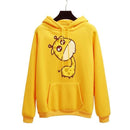 "Oh Yes" Printed Fleece Pullover Hoodie-13-S-JadeMoghul Inc.