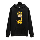 "Oh Yes" Printed Fleece Pullover Hoodie-15-S-JadeMoghul Inc.