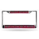 Mercedes Benz License Plate Frame Ohio State Red Laser Chrome Frame