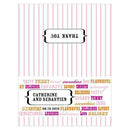 Old Time Candy Place Card With Fold (Pack of 1)-Table Planning Accessories-JadeMoghul Inc.