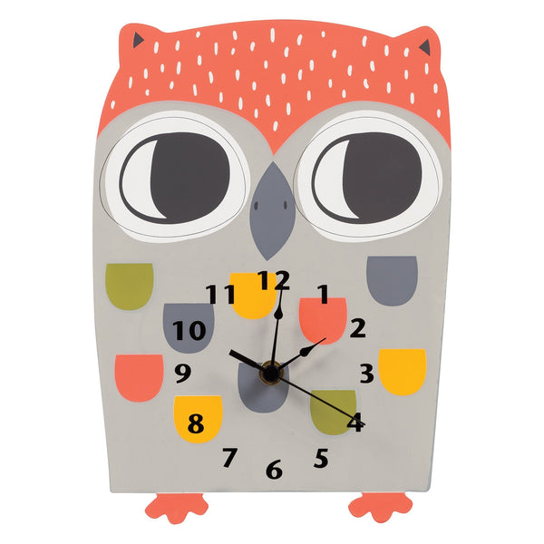 Olive Owl Wall Clock-OLIVE OWL-JadeMoghul Inc.