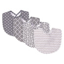 Ombre Gray 4 Pack Bib Set-GRAY OMBRE-JadeMoghul Inc.