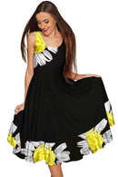 Oopsy Daisy Oopsy Daisy Vizcaya Fit & Flare Black Party Dress - Women Vizcaya Fit & Flare Dress